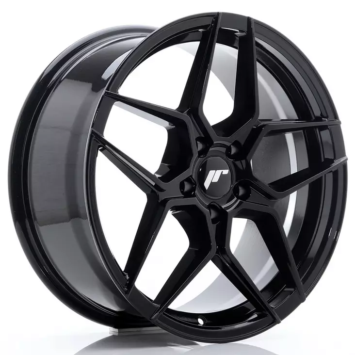 JR Wheels JR34 18x8 ET42 5x112 Glossy Black - Japan Racing vanteet - 5902211950738 - 1