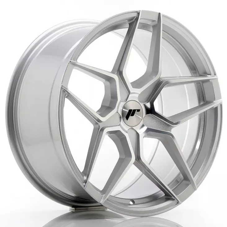JR Wheels JR34 19x9,5 ET20-40 5H BLANK Silver Machined Face - Japan Racing vanteet - 5902211938828 - 1