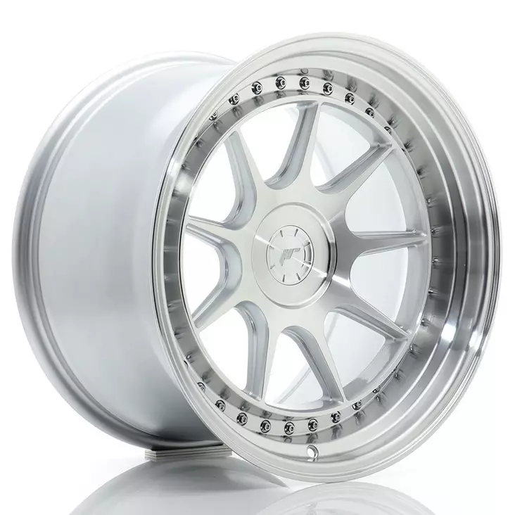 JR Wheels JR47 18x10,5 ET15-22 5H BLANK Silver Machined Face - Japan Racing vanteet - 5902211994398 - 1