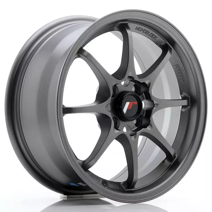 JR Wheels JR5 15x7 ET35 4x100 Matt Gun Metal - Japan Racing vanteet - 5902211917618 - 1