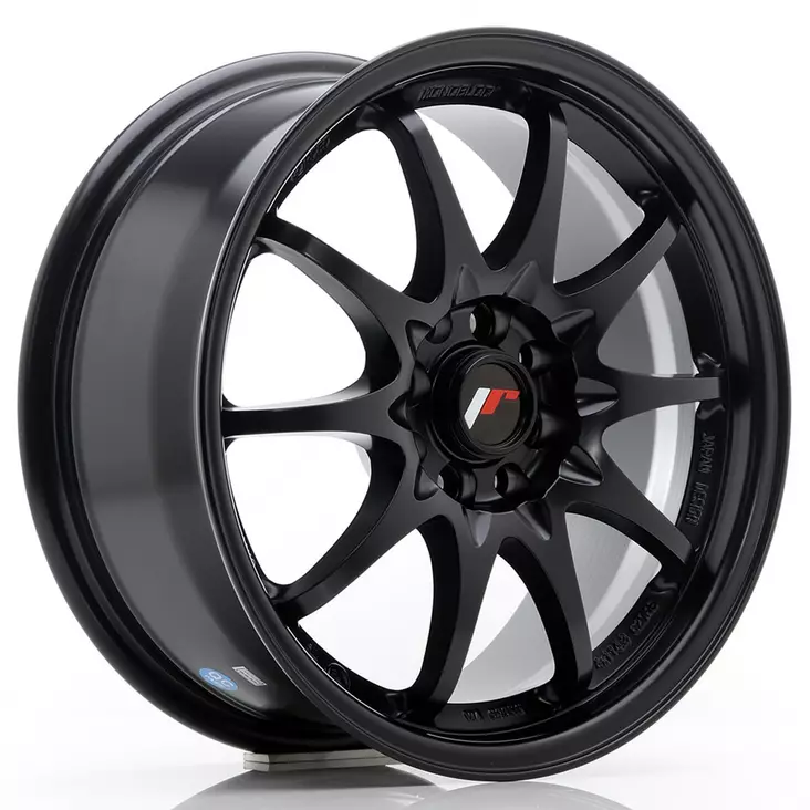 JR Wheels JR5 16x7 ET30 4x100/108 Matt Black - Japan Racing vanteet - 5902211917748 - 1