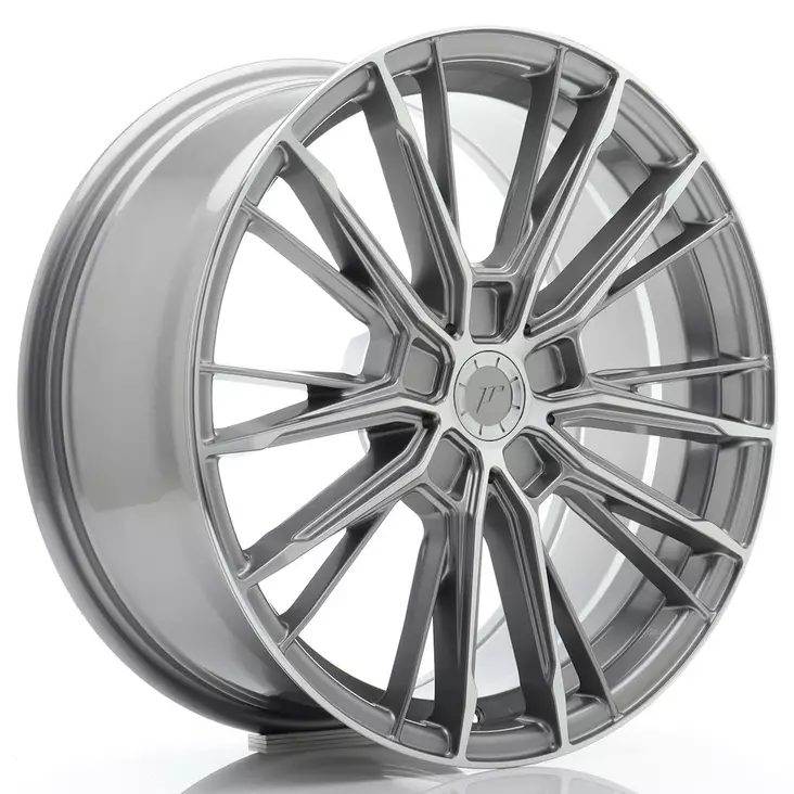 JR Wheels JR52 18x8 ET20-45 5H BLANK Titanium Machined Face - Japan Racing vanteet - 5906871154048 - 1