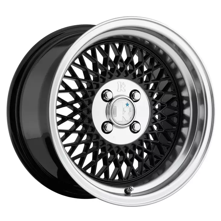 Klutch SL1 15x8,5 ET17 4x100 Gloss Black w/ Machined Lip - Klutch vanteet - 5906871106078 - 1