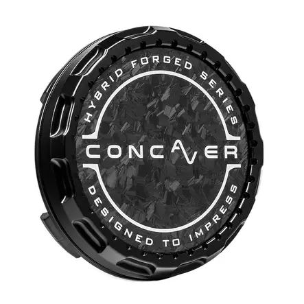 Concaver Premium Center Cap - Forged Carbon - Black Anodized - Vanteiden keskikupit - 5906871153799 - 2