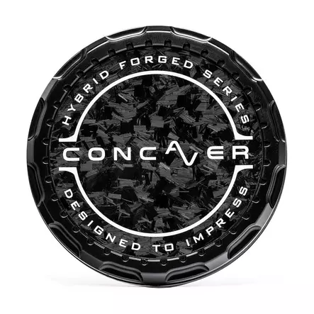 Concaver Premium Center Cap - Forged Carbon - Black Anodized - Vanteiden keskikupit - 5906871153799 - 1