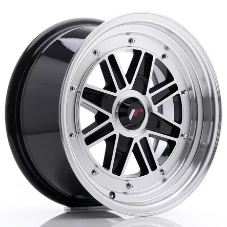 JR Wheels JR31 15x7.5 ET20 4H BLANK Gloss Black Machined Face - Japan Racing vanteet - 5902211902669 - 1