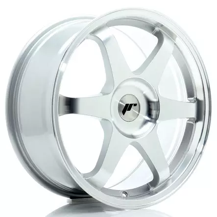 JR Wheels JR3 18x8 ET20-45 BLANK Silver Machined Face - Japan Racing vanteet - 5902211989349 - 1