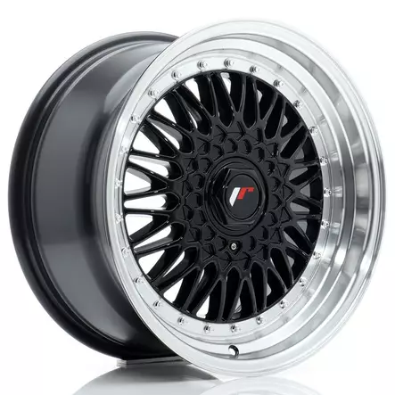 JR Wheels JR9 17x8,5 ET20 5x112/120 Gloss Black w/Machined Lip - Japan Racing vanteet - 5902211986799 - 1
