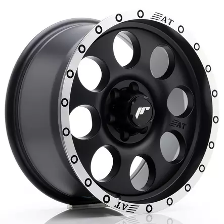 JR Wheels JRX4 17x8.5 ET20 6x139.7 Matt Black w/Machined Lip - Japan Racing vanteet - 5902211902799 - 1