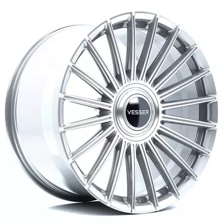 Vesser VSR5 22x10,5 ET10-46 BLANK Silver Machined Face - Vesser vanteet - 5906871155069 - 1