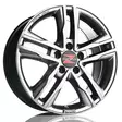 Barzetta Cavallo Hyperblack Vanne Pakettiautoihin 5x112 17x7.5 ET50 - Alumiinivanteet muut merkit - 6438431003279 - 1