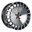 Barzetta Glorioso Black Polished Vanne 5x108 20x8.5 ET40 - Alumiinivanteet muut merkit - 6438431035829 - 2
