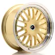 JR Wheels JR10 19x8,5 ET20-35 Blank Gold w/Machined Lip - Japan Racing vanteet - 5902211919469 - 1