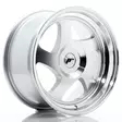JR Wheels JR15 16x8 ET25 Blank Silver Machined - Japan Racing vanteet - 5902211904199 - 1