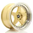 JR Wheels JR6 18x10,5 ET0-25 5H BLANK Gold w/Machined Lip - Japan Racing vanteet - 5902211999409 - 1