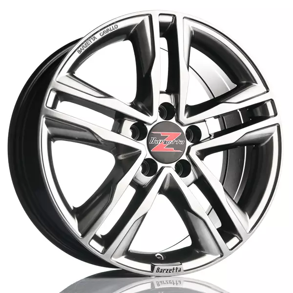 Barzetta Cavallo Hyperblack Vanne Pakettiautoihin 5x112 17x7.5 ET50 - Alumiinivanteet muut merkit - 6438431003279 - 1