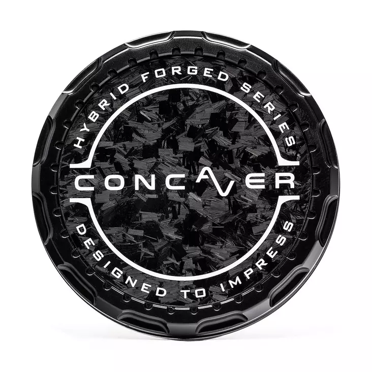 Concaver Premium Center Cap - Forged Carbon - Black Anodized - Vanteiden keskikupit - 5906871153799 - 1