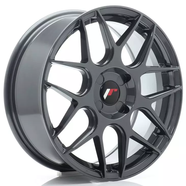 JR Wheels JR18 17x7 ET20-40 4H BLANK Hyper Gray - Japan Racing vanteet - 5902211993599 - 1