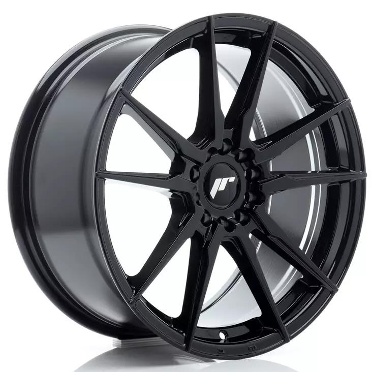JR Wheels JR21 18x8,5 ET45 5x112/114 Glossy Black - Japan Racing vanteet - 5902211996279 - 1
