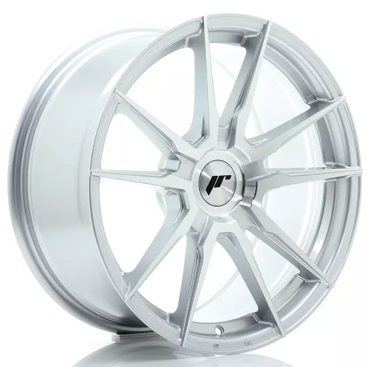 JR Wheels JR21 18x8 ET36 5x120 Silver Machined - Japan Racing vanteet - 5906871113779 - 1