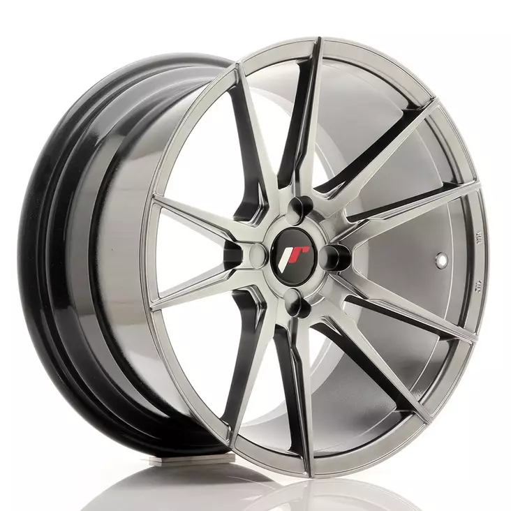 JR Wheels JR21 18x9,5 ET30-40 4H BLANK Hyper Black - Japan Racing vanteet - 5902211918349 - 1