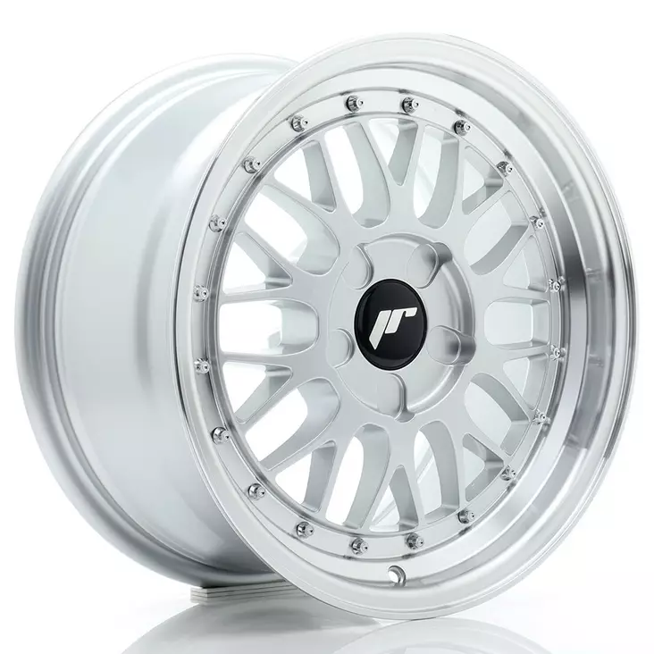 JR Wheels JR23 16x8 ET20-45 5H BLANK Hyper Silver w/Machined Lip - Japan Racing vanteet - 5902211991489 - 1