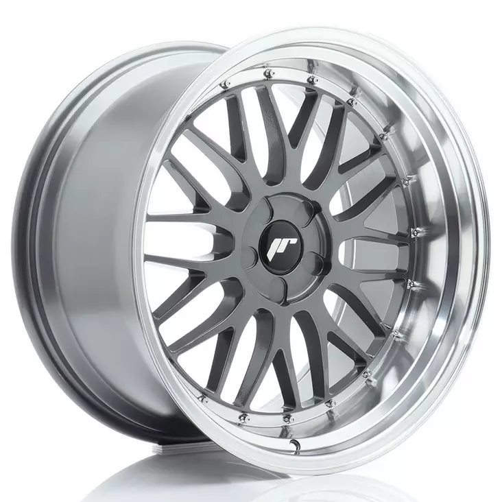 JR Wheels JR23 20x10,5 ET15-25 5H BLANK Hyper Gray w/Machined Lip - Japan Racing vanteet - 5902211995579 - 1