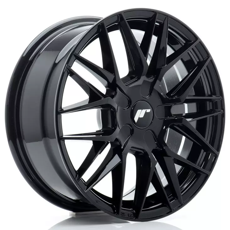 JR Wheels JR28 16x7 ET20-40 BLANK Gloss Black - Japan Racing vanteet - 5902211985419 - 1