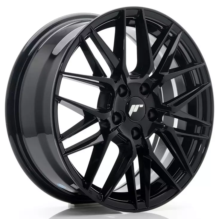 JR Wheels JR28 17x7 ET25 4x108 Glossy Black - Japan Racing vanteet - 5902211970439 - 1