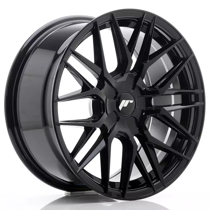 JR Wheels JR28 17x8 ET25-40 BLANK Gloss Black - Japan Racing vanteet - 5902211936749 - 1