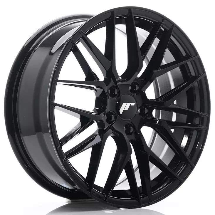 JR Wheels JR28 18x7,5 ET40 5x114,3 Glossy Black - Japan Racing vanteet - 5902211958079 - 1