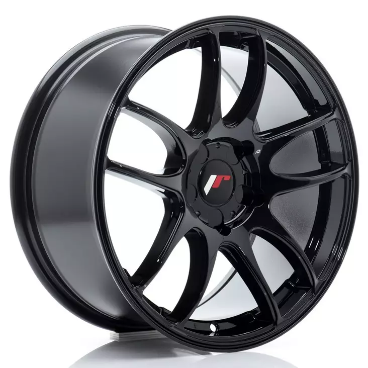 JR Wheels JR29 17x8 ET20-38 BLANK Gloss Black - Japan Racing vanteet - 5906871153249 - 1