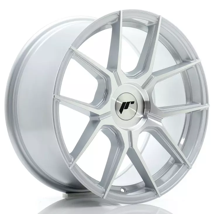 JR Wheels JR30 17x8 ET20-40 BLANK Silver Machined Face - Japan Racing vanteet - 5902211900689 - 1