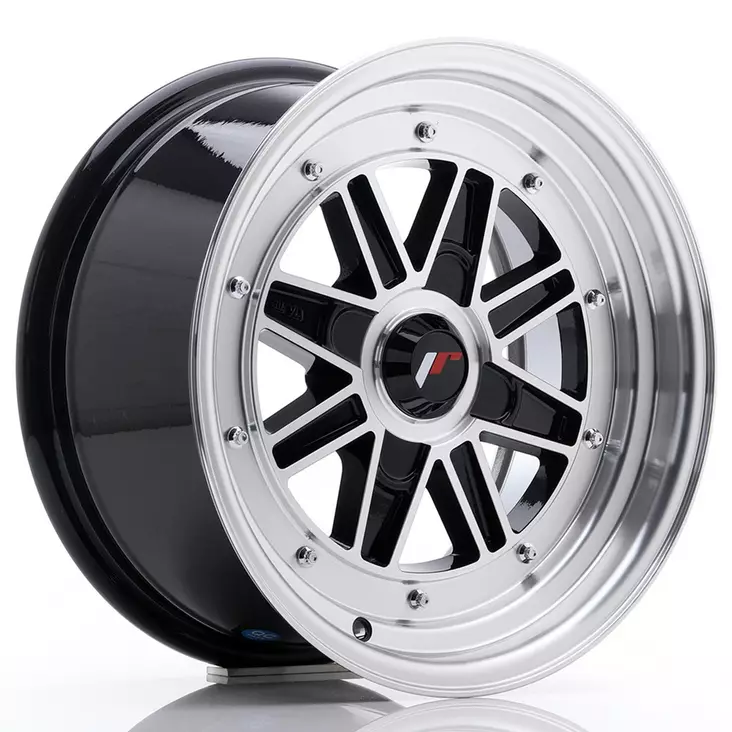JR Wheels JR31 15x7.5 ET20 4H BLANK Gloss Black Machined Face - Japan Racing vanteet - 5902211902669 - 1