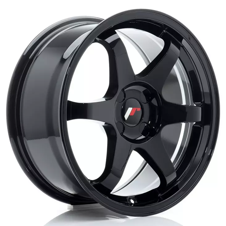JR Wheels JR3 17x8 ET20-35 4H BLANK Gloss Black - Japan Racing vanteet - 5902211998549 - 1
