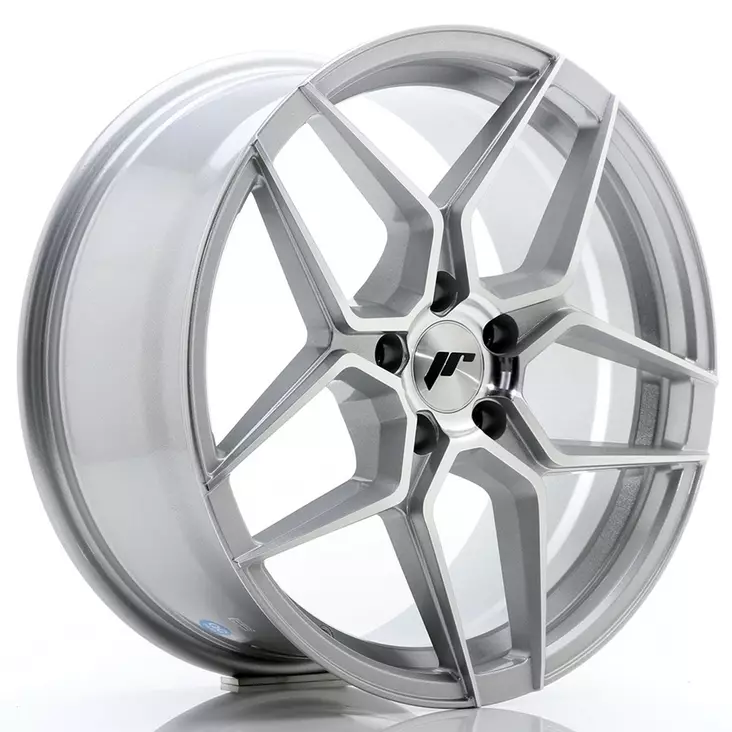 JR Wheels JR34 18x8 ET42 5x112 Silver Machined Face - Japan Racing vanteet - 5902211950769 - 1