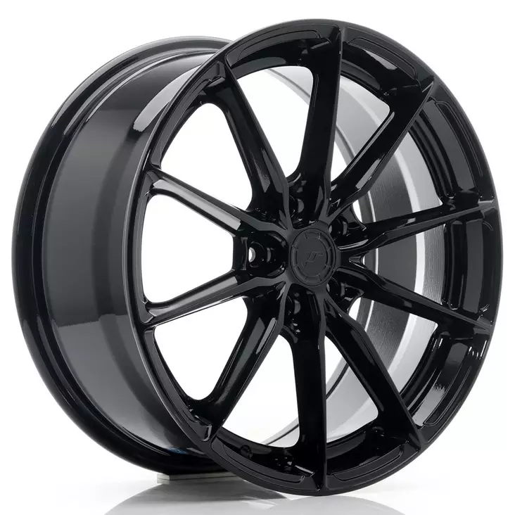 JR Wheels JR37 18x8 ET45 5x112 Glossy Black - Japan Racing vanteet - 5902211957379 - 1