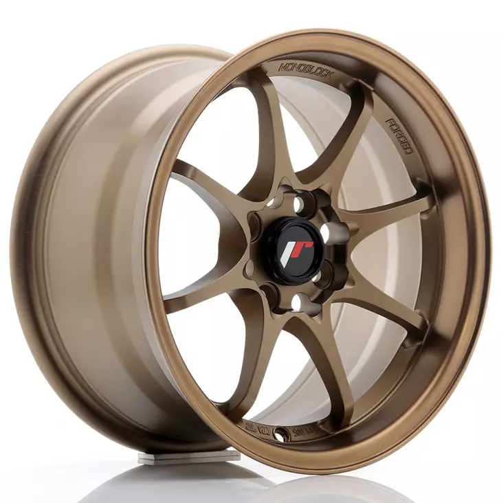 JR Wheels JR5 15x8 ET28 4x100 Dark Anodized Bronze - Japan Racing vanteet - 5902211917649 - 1
