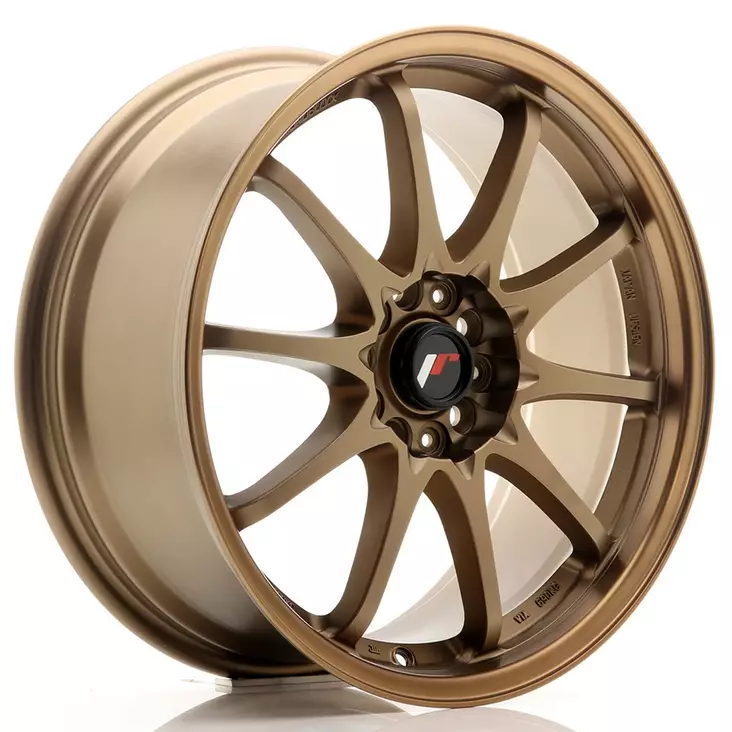 JR Wheels JR5 18x8 ET35 5x100 Dark Anodized Bronze - Japan Racing vanteet - 5902211971559 - 1