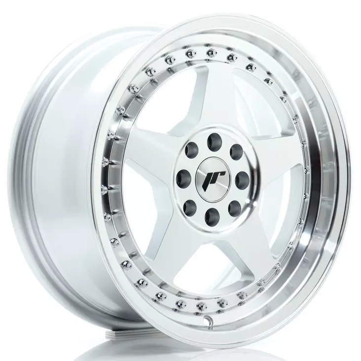 JR Wheels JR6 16x7 ET25 4x100/108 Silver Machined Face - Japan Racing vanteet - 5902211999089 - 1