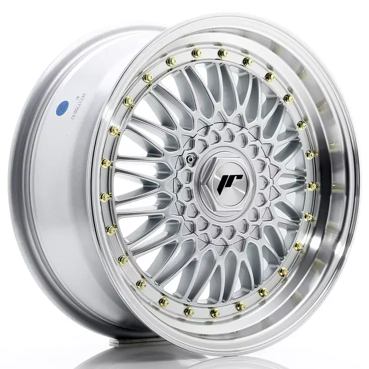 JR Wheels JR9 17x7,5 ET20 5x108/112 Silver w/ Machined Lip - Japan Racing vanteet - 5906871165129 - 1