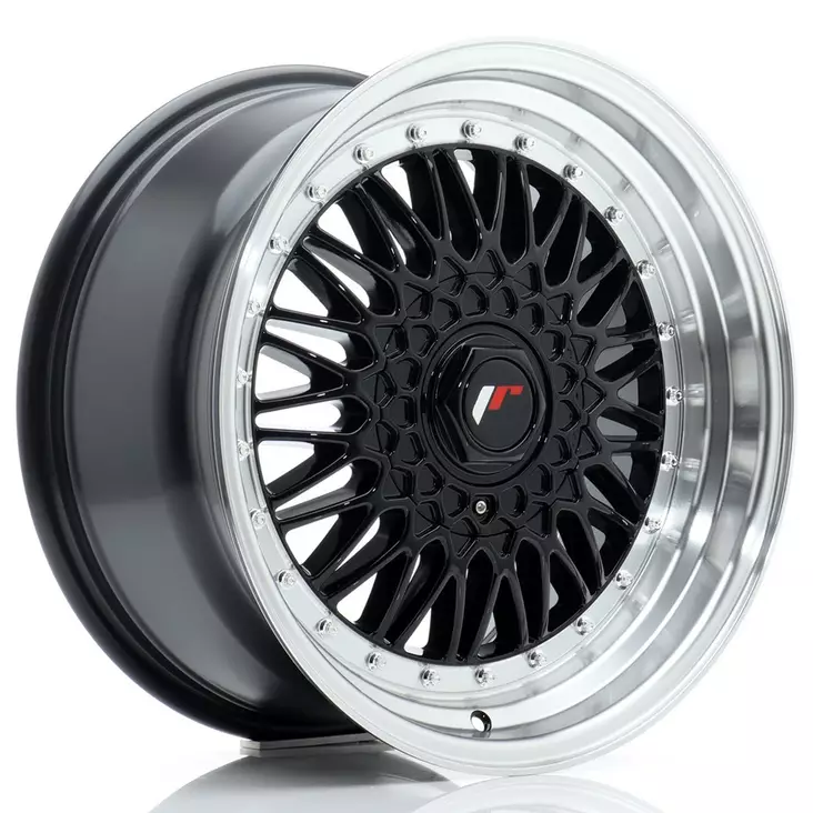 JR Wheels JR9 17x8,5 ET20 5x112/120 Gloss Black w/Machined Lip - Japan Racing vanteet - 5902211986799 - 1