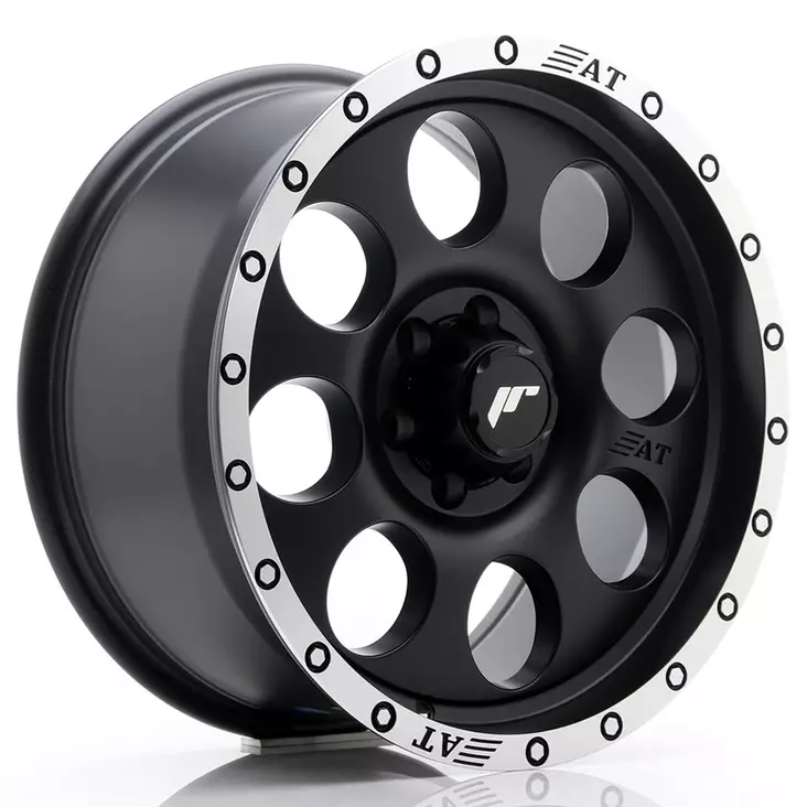 JR Wheels JRX4 17x8.5 ET20 6x114.3 Matt Black w/Machined Lip - Japan Racing vanteet - 5902211942139 - 1