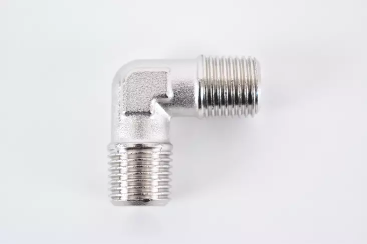 Kaksoisnippa 1/4" MNPT 90kulma - Paineilmaliittimet ja sovitteet - paineil0039 - 1