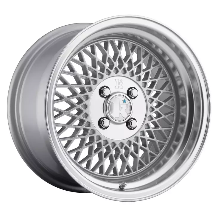 Klutch SL1 16x8 ET15 BLANK Silver w/ Machined Lip - Klutch vanteet - 5906871106139 - 1