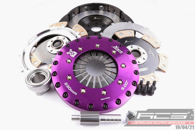 Xtreme Clutc 2-levy kytkin ja vauhtipyörä Ford Barra + BMW ZF laatikolle - Kytkimet - xtreme_barra - 1