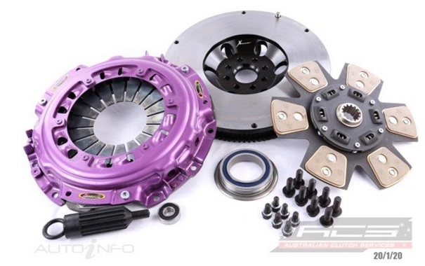 Xtreme Clutch 6-lapainen jousitettu sintterikytkin ja vauhtipyörä 2JZ-GTE Toyota 6-speed pull type - Kytkimet - KTY25502-1B - 1