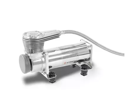 Streetec comp2 EVO kompressori - Kompressorit 12V - comp2_chrome - 1