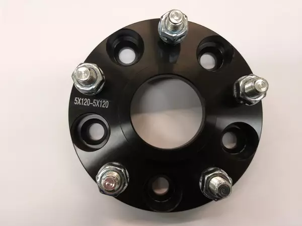 Adapteri Musta (levikepala) 25mm 5x120/5x120 - Spacerit - ADAPTER36-BLACK - 1