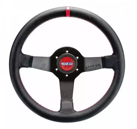 Sparco Champion nahkaratti 330/65mm - Ohjauspyörät - SCO015R330CHAMPION - 1